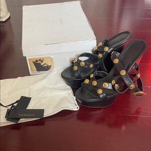 Versace La Medusa Platform Heels